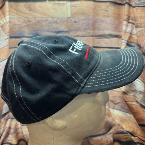FiberMax Texas Tech Double T Black Adjustable Strap Back Baseball Cap Hat Farm - Picture 2 of 8